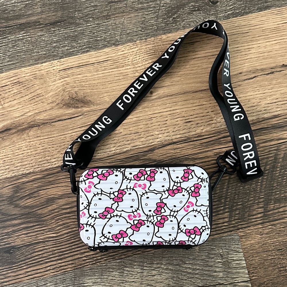 Hello Kitty Hard Case Crossbody Bag